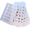 Made in USA - 10 Sets - Fillable (empty) Advent Calendar Candy Boxes and Trays - Blue - 10 Boxes and 10 Clear Trays - Food Safe